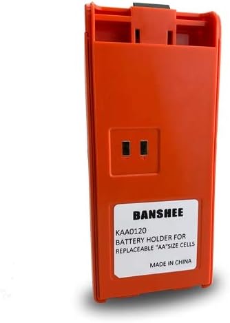 Banshee Orange AA Clamshell, Equivalent and Compatible with Relm and Bk Radio.