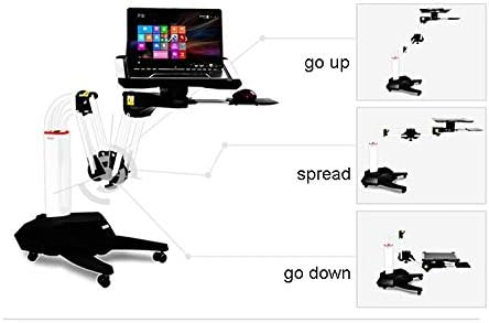 Kesrer01 Full Motion Long Arm Multifunctional Moving Laptop Desk Sofa Bedside Notebook Stand Lazy Lift Rotating Computer Table