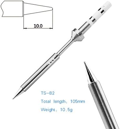 YKEY Original Blue TS101 Electronics Soldering Iron Station Kit USB Type C Power Portable Adjustable Temperature OLED Welding Tool TS100 Upgraded(TS-B2 Tip)