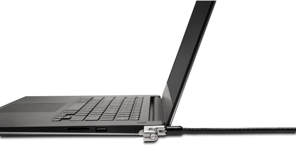 Kensington Slim Combination T-Bar Standard Lock Slot for Laptops, Security Computer Lock Cable, Resettable 4-wheel Number Code with 6 Foot Cable, K60600WW