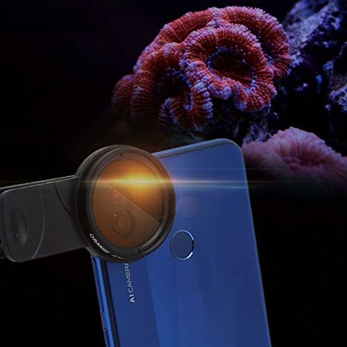 Zerodis Fish Photography Lens, Smartphone Camera Lens Filter Accessories with Macro for Coral Reef Aquarium Photography