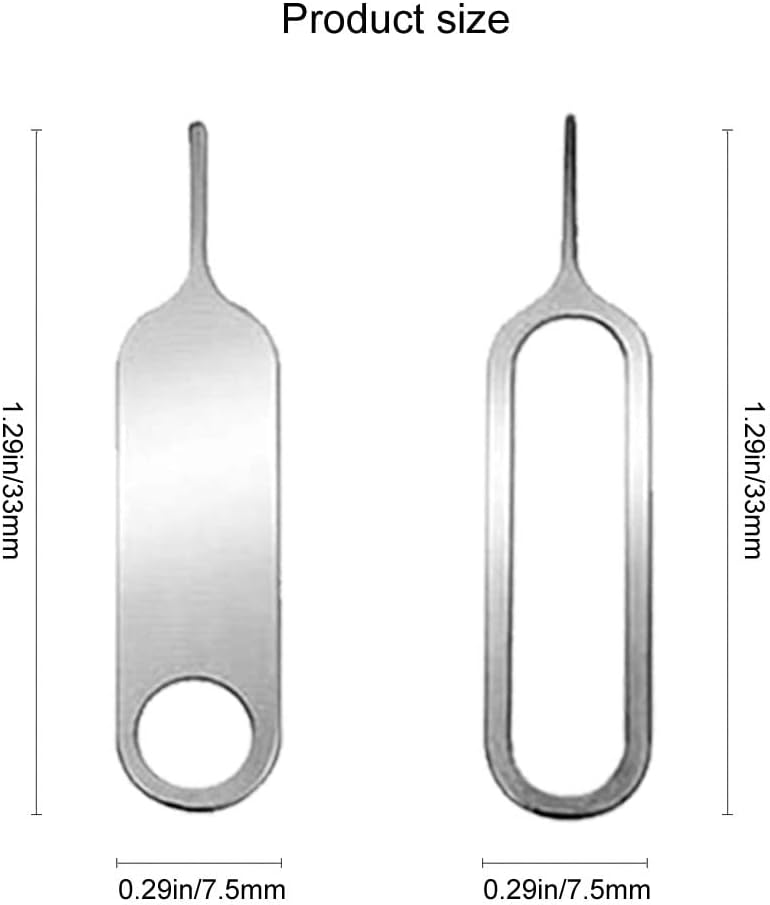 50 Pieces SIM Card Removal Openning Tool Tray Eject Pins Needle Opener Ejector,Compatible with iPhone X, 8 Plus, 8, 7 Plus, All Other iPhone Models, iPads, iPods, Samsung Galaxy Note/S/Edge/J Series