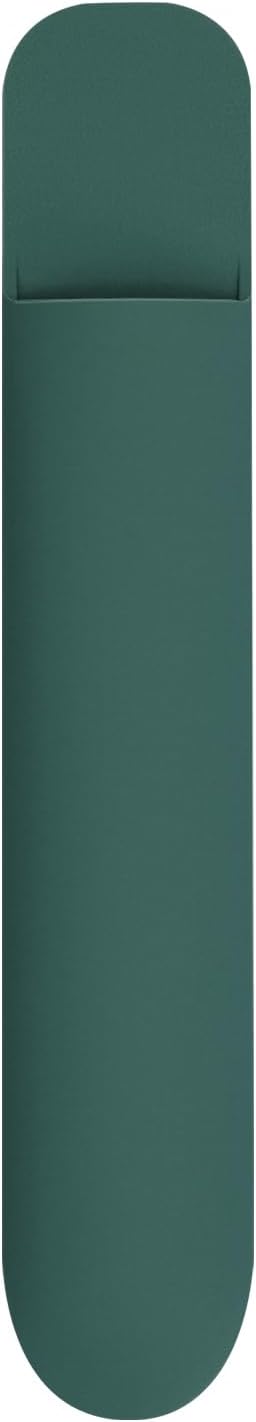 eZAKKA Silicone Pencil Holder For Most Pens,Pencils, 7.8 inch Self-Adhesive Stick To Notebooks,Diary, Desks,Tablet, Green, 1 Pack