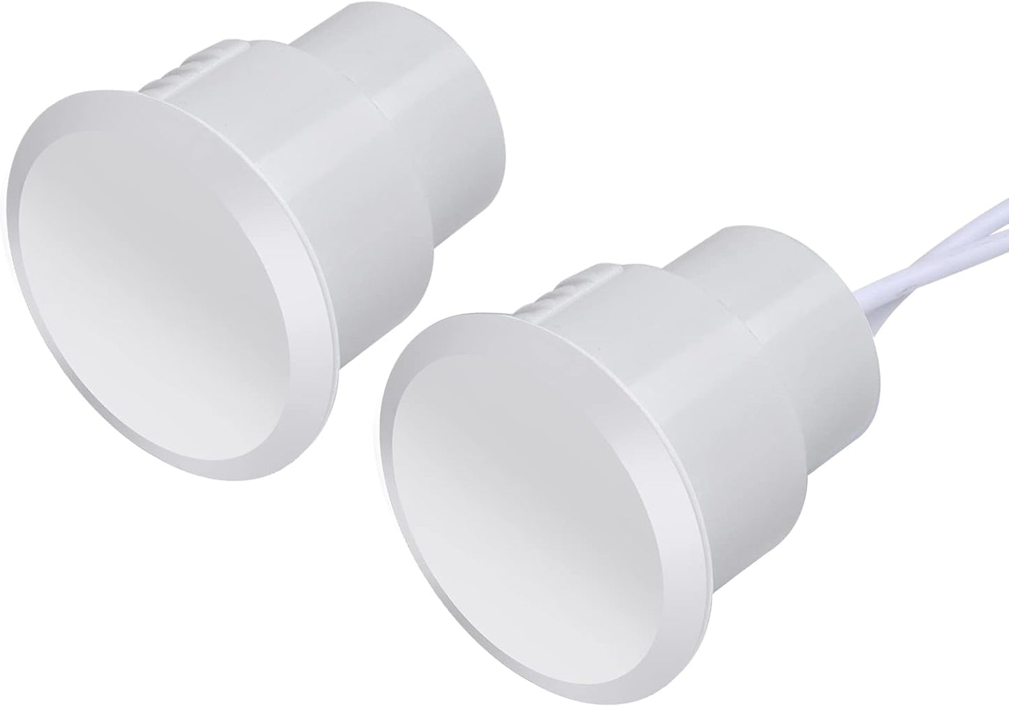 Recessed Door Contacts NC Security Alarm Window Sensors with Magnetic Reed Switch. 3⁄4 Inch Door Contact Position Switches DCS Work with All Access Control and Burglar Alarm Systems White 5pcs