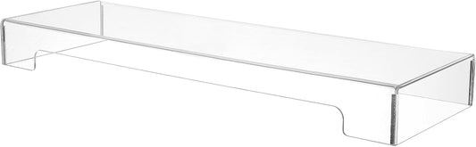 Gadpiparty Clear Keyboard Dust Cover Waterproof Acrylic Protector for Mechanical Keyboards Spills & Pet Protection Ideal for Home and Office Use(18.6 x 5.9X 1.8inch)