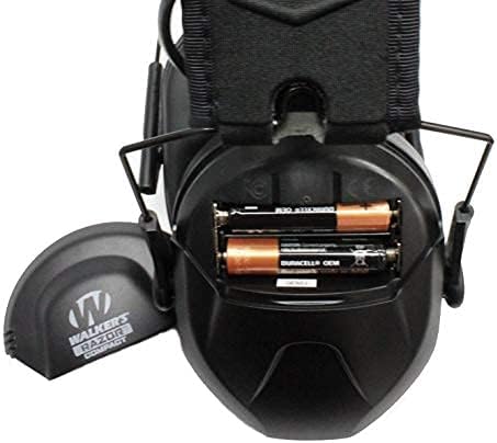 Walker's Razor Slim Ultra Low Profile Compact Design Adjustable Range Shooting Hunting Hearing Protection Electronic Earmuffs
