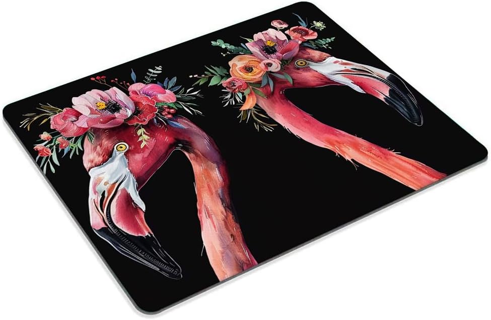 Square Mouse Pad Flamingo-1,Gaming Mouse Pads for Desk,Soft Computer Waterproof Non-Slip Mouse Mat