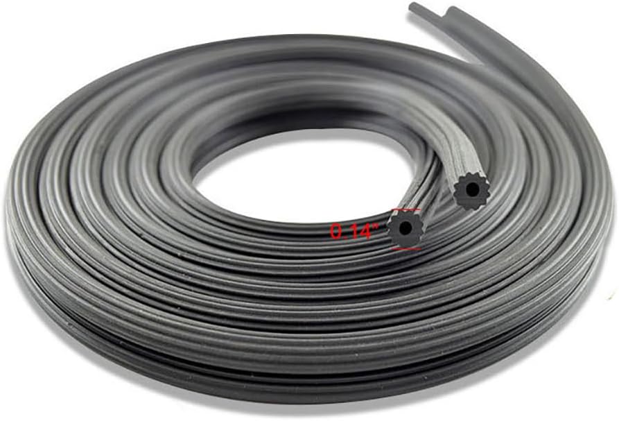 Windows Screen and Screen Door Repair Kit Including Steel/Nylon Roller with Bearing, Spline Removal Hook, Screen Retainer Spline and Screen Clips for Installing Door Window Mesh, 5pcs