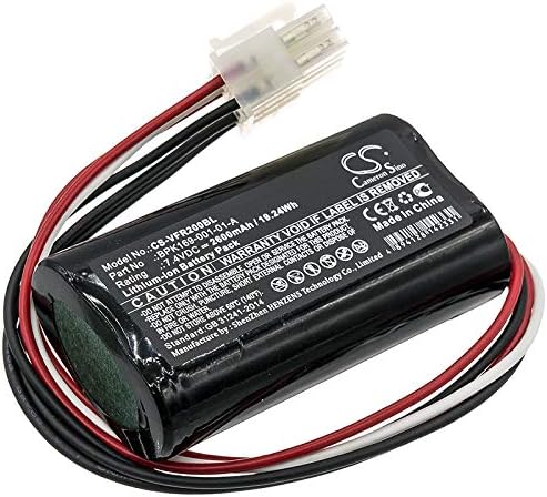 CS Cameron Sino 2600mAh / 19.24Wh Li-ion Replacement Battery for Verifone Ruby 2, Ruby CI, PCA169-001-01, PCA169-404-01-A, BPK169-001-01-A