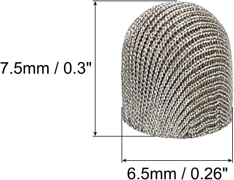 MECCANIXITY 12pcs 6.5mm Stylus Pen Fine Tips Conductive Fiber Capacitive Touch Screen Pens Tip Universal Replacement