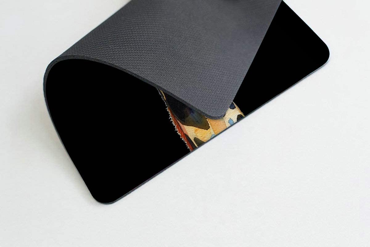 Square Mouse Pad Colorful Artistic Giraffe-1,Gaming Mouse Pads for Desk,Soft Computer Waterproof Non-Slip Mouse Mat