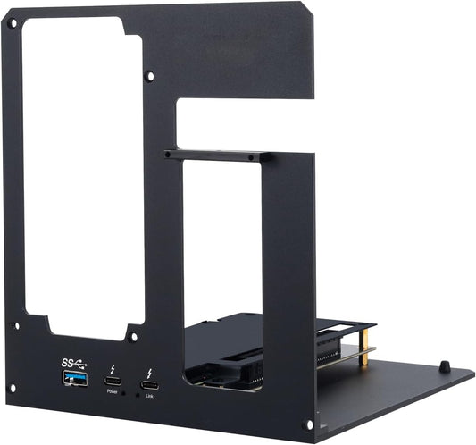 eGPU Enclosure Dock Compatible with Thunderbolt 3/4,External GPU Dock for Laptops and Gaming Handheld,External Graphics Card Dock Compatible with NVIDIA/AMD PCIe,ATX Power Supply