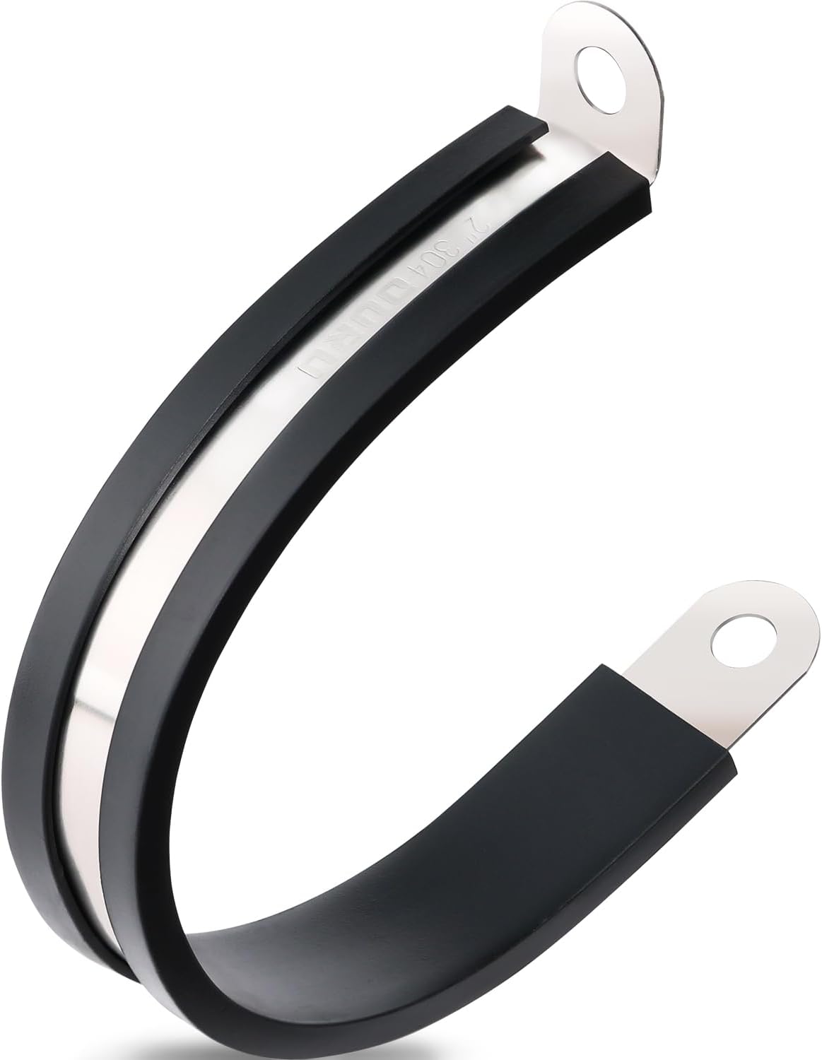 40PCS Cable Clamps 2 Inch 304 Stainless Steel Cable Clamps Rubber Coated Cushioned Insulated Cable Clamp,Automotive Wire Clamps,Pipe Clamps,Metal Clamp for Tube,Wire Cord Installation(51mm)