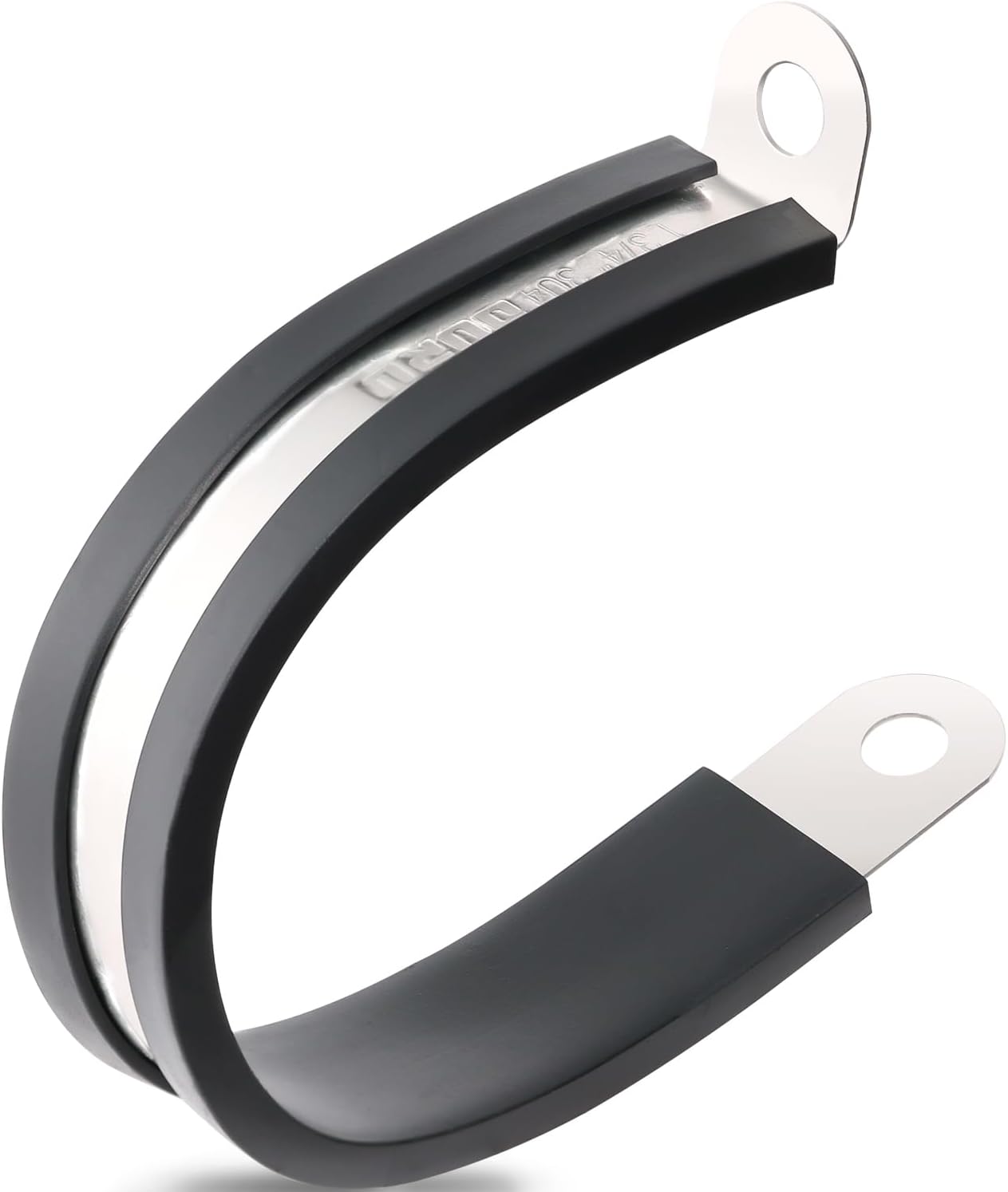 40PCS Cable Clamps 1-3/4 Inch 304 Stainless Steel Cable Clamps Rubber Coated Cushioned Insulated Cable Clamp,Automotive Wire Clamps,Pipe Clamps,Metal Clamp for Tube,Wire Cord Installation(45mm)