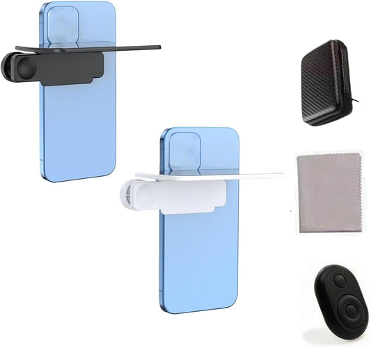 Mirror Effect Lens - Capture Stunning Reflections Instantly, Mirror for Phone to Use Back Camera, Reflection Mirrors for iPhone with Adjustable Hd Glass (Mix)