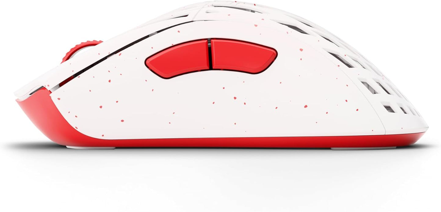 PWNAGE Stormbreaker Carbon Fiber MAX CF Wireless Gaming Mouse 8kHz - 45grams Ultralight Esports Pro Gamer Flawless Professional PAW3950 Optical Sensor 36k DPI - 8000Hz - Large Ergo -Frost Fire