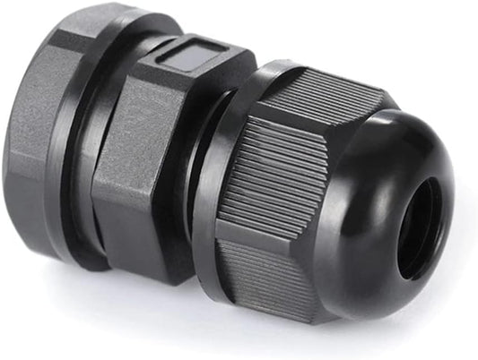 PENGLIN Cable Glands 1/4" NPT Nylon Cable Connector, Strain Relief Cord Connector, IP68 Waterproof Adjustable Locknut(1/4 Inch (20-Pack))