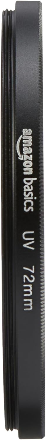 Amazon Basics UV Protection Camera Lens Filter - 72mm