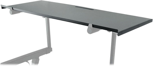 Rockville Z-SHELF Universal Shelf for Z-Stand and X-Stand, 35.4x13.78in Steel Platform, Foam-Padded Edge, Lightweight 7.3 lbs, for Musicians and DJs