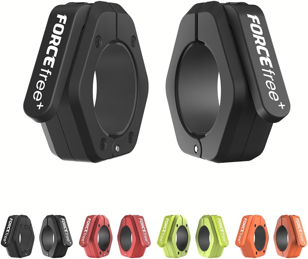 Magnetic Barbell Clamps 2 Inch Olympic – Quick Release Barbell Collars with Anti-Slip TPR Lining | Heavy Duty Weight Clips for Bars for Pro Gym Equipment