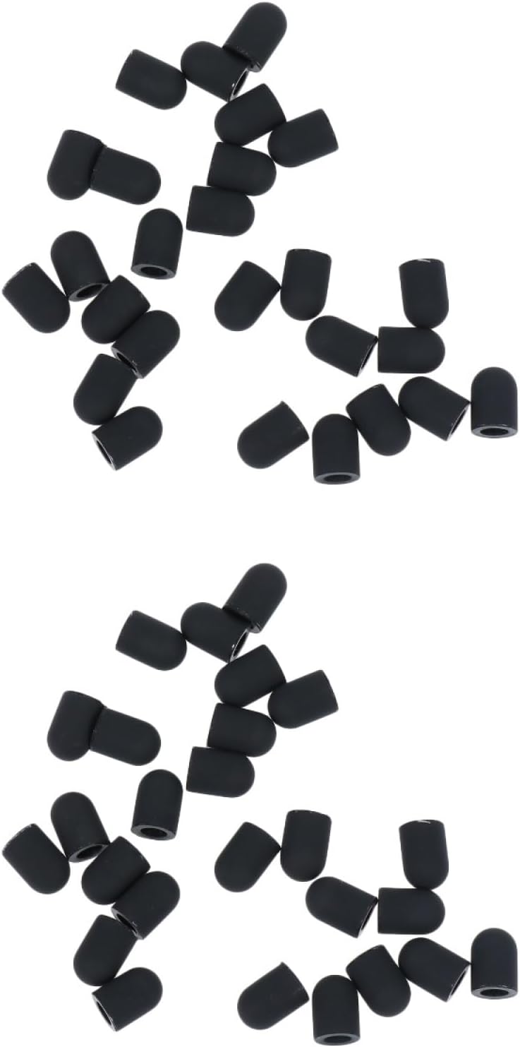 60 Pcs Rubber Tips for Stylus Pens:0.5x0.5x0.5cm Replacement Nibs for Touch Screen Pen Tips Replacement Capacitance High Sensitivity and Precision, No Scratches, Universal Stylus Ends for Touch Scree