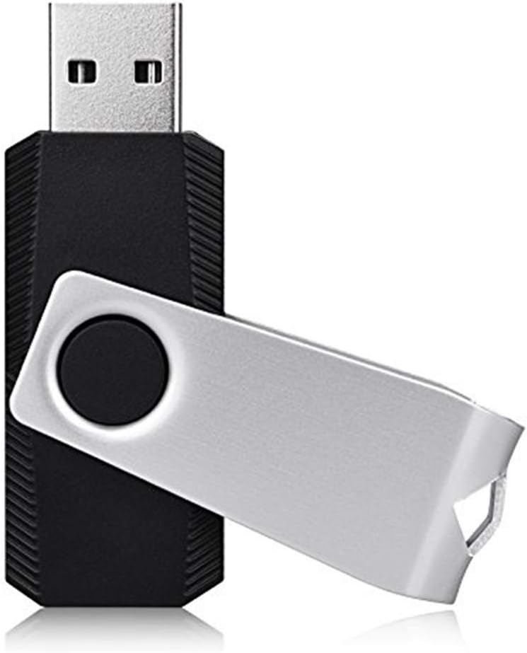 KEXIN 16GB USB Flash Drive Bulk 100 Pack 16G Thumb Drive Swivel Drive USB 2.0,Black,16GB 100 Pack