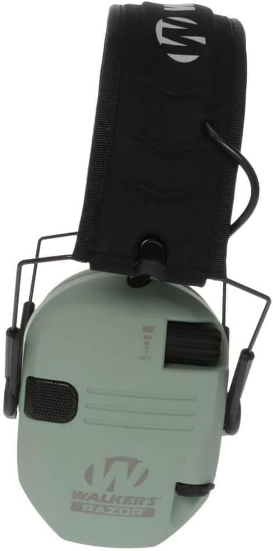 Walker's Razor Slim Ultra Low Profile Compact Design Adjustable Range Shooting Hunting Hearing Protection Electronic Earmuffs