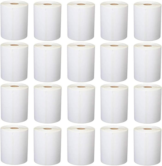 20 Rolls 1744907 Compatible 4XL Internet Postage Shipping Labels, 4" x 6" 4XL Labels, 220 Labels per Roll