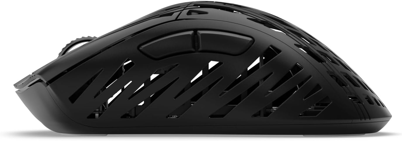 PWNAGE Stormbreaker Wireless Gaming Mouse – 49g Ultralight Magnesium, 8K Polling, Adjustable Sensor, PAW3395, 26K DPI, Ergonomic Shape, PTFE Skates, Pro FPS Mouse for PC – Black