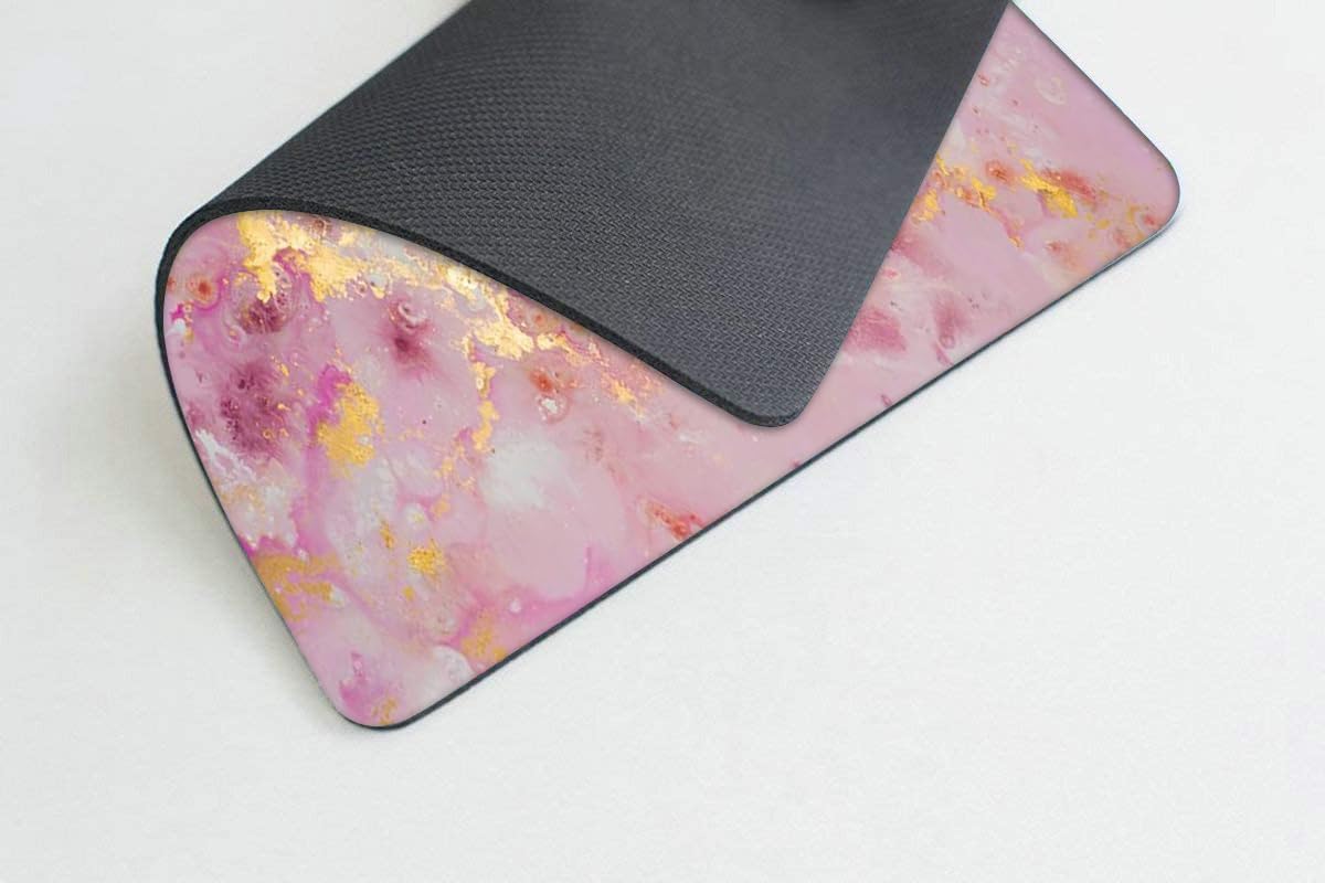 Rose Gold Marble Mouse pad Customized Mousepad Non-Slip Rubber Base Mouse Pads for Computers Laptop Office Desk Accessories Mouse pad