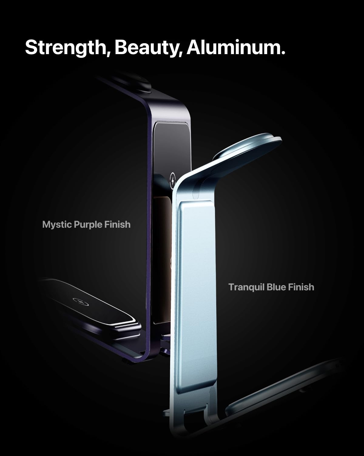 Intoval 3 in 1 Wireless Charging Station for iPhone 16 15 14 13 12 11 X Pro Max, Wireless Charger for Apple Watch Ultra 3 SE 9 8 7 6 5 4 3 2, for AirPods 4 Pro Pro 2 3 (Y93, Blue)