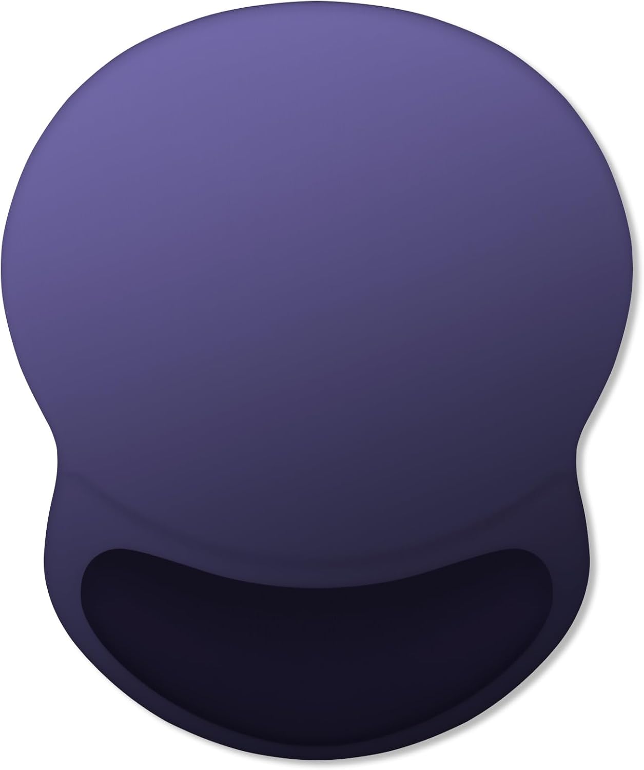 ITNRSIIET Ergonomic Mouse Pad with Comfort Gel Wrist Rest, Non-Slip PU Base, Smooth Textured Surface, Reduces Hand Fatigue & Wrist Pain, 8.7 x 7.2 Inch for Office Gaming Home, Violet Gradient