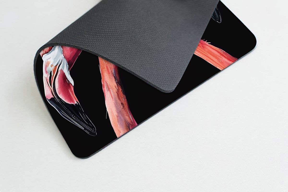 Square Mouse Pad Flamingo-1,Gaming Mouse Pads for Desk,Soft Computer Waterproof Non-Slip Mouse Mat