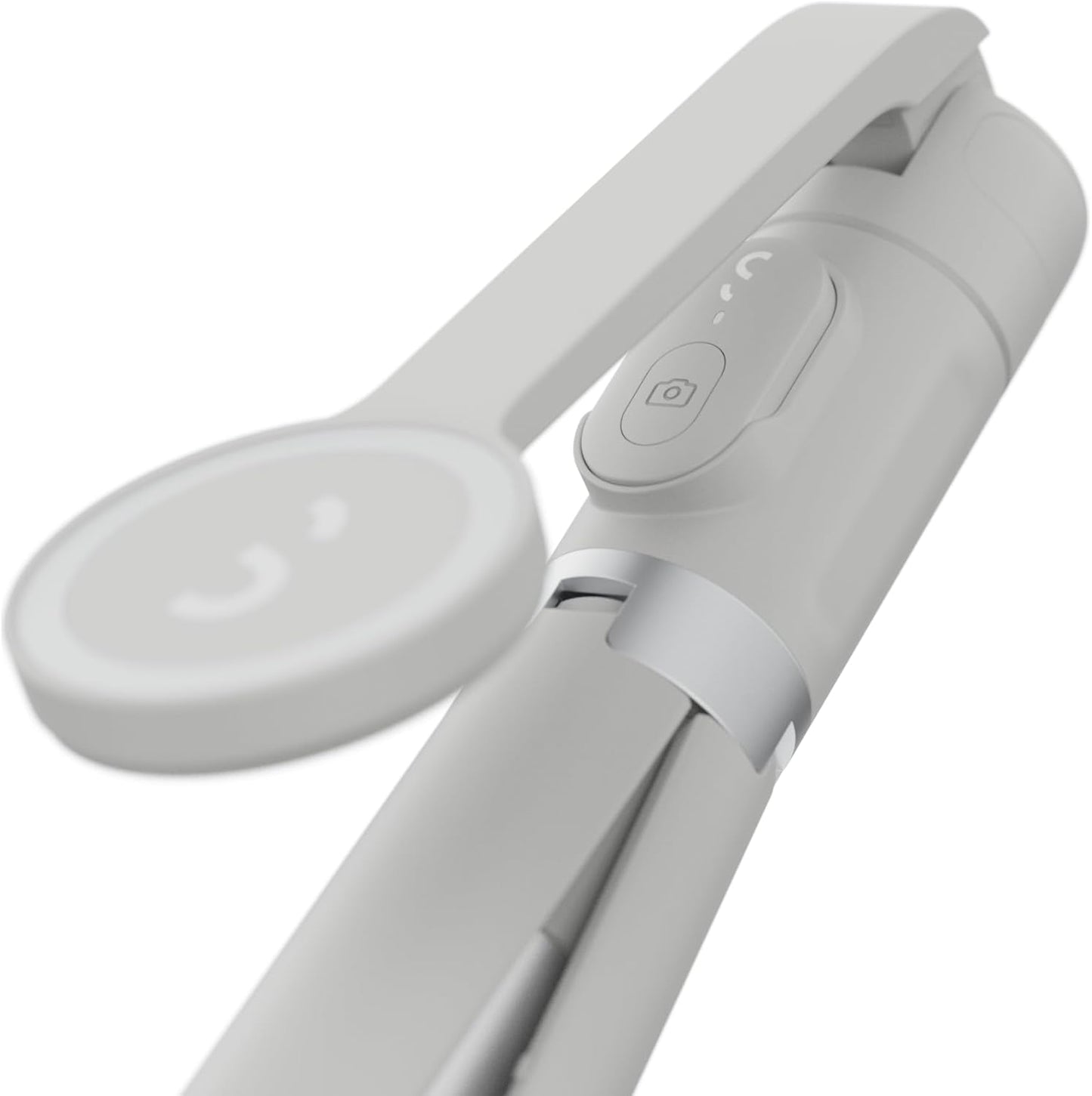 ShiftCam SnapStand Max – Magnetic Selfie Stick & Tripod – Compact, Foldable & Extendable with Tilt Head and Magnetic Bluetooth Remote (Stone, SnapStand Max)