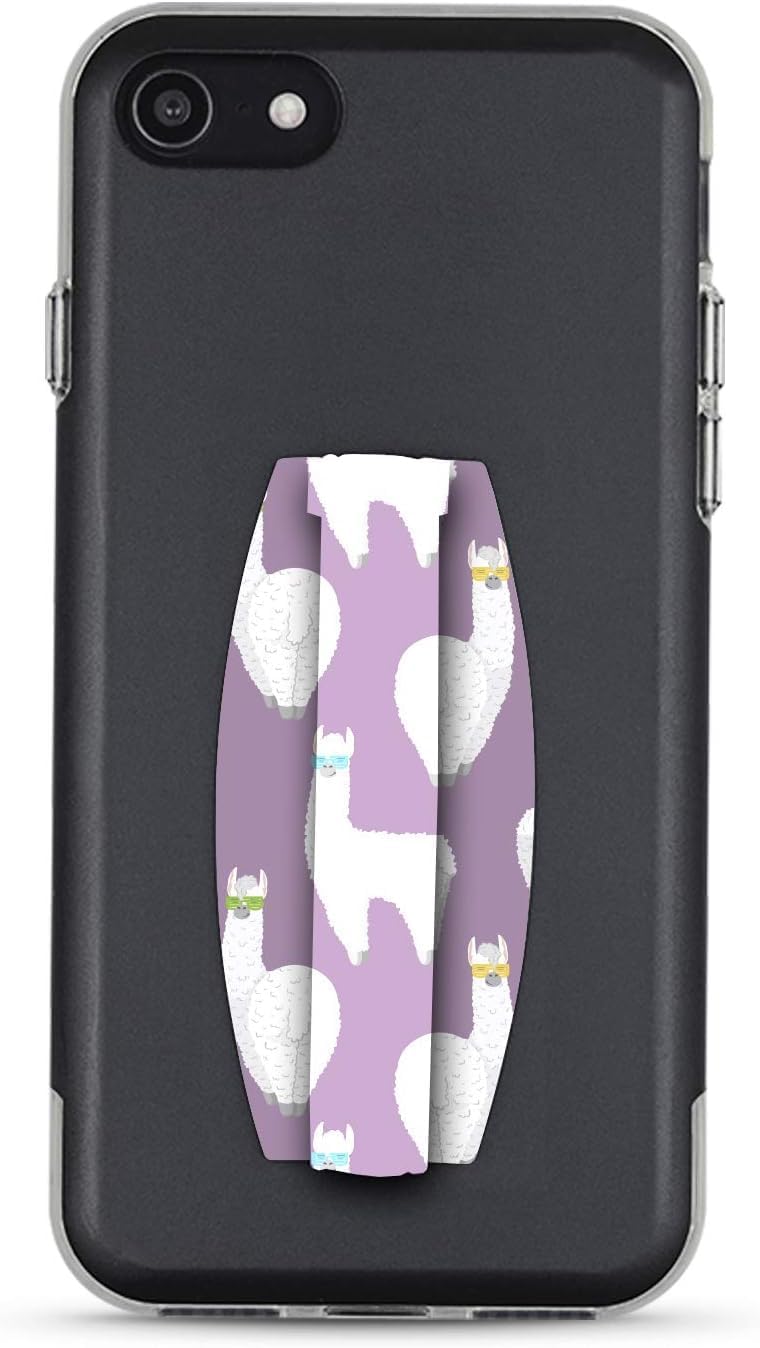 Gear Beast Universal Cell Phone Grip - Ultra Slim Elastic Finger Holder & Phone Stand