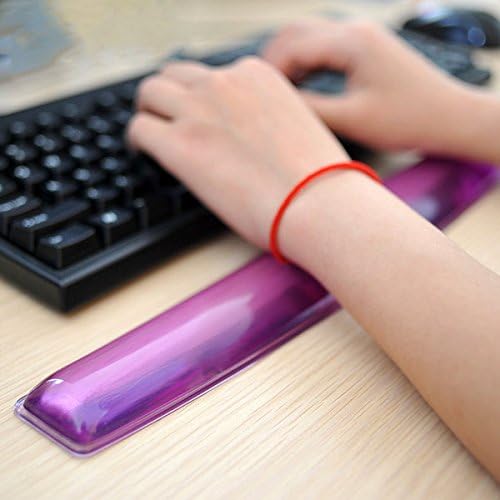 Silicone Gel Keyboard Wrist Rest Set Plus - ABRONDA Keyboard & Mouse Wrist Support Pad Office, Computer, Laptop, Mac - Durable, Comfortable and Pain Relief- Green Set