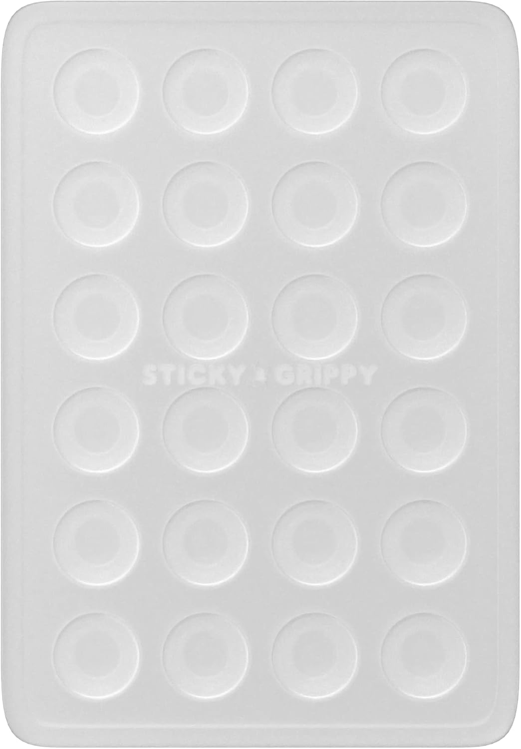 Suction Phone Case Mount, Sillicon Adhesive Phone Accessory for iPhone and Android, Hands-Free Fidget Toy Mirror Shower Phone Holder, Tiktok Videos and Selfies (Translucent)