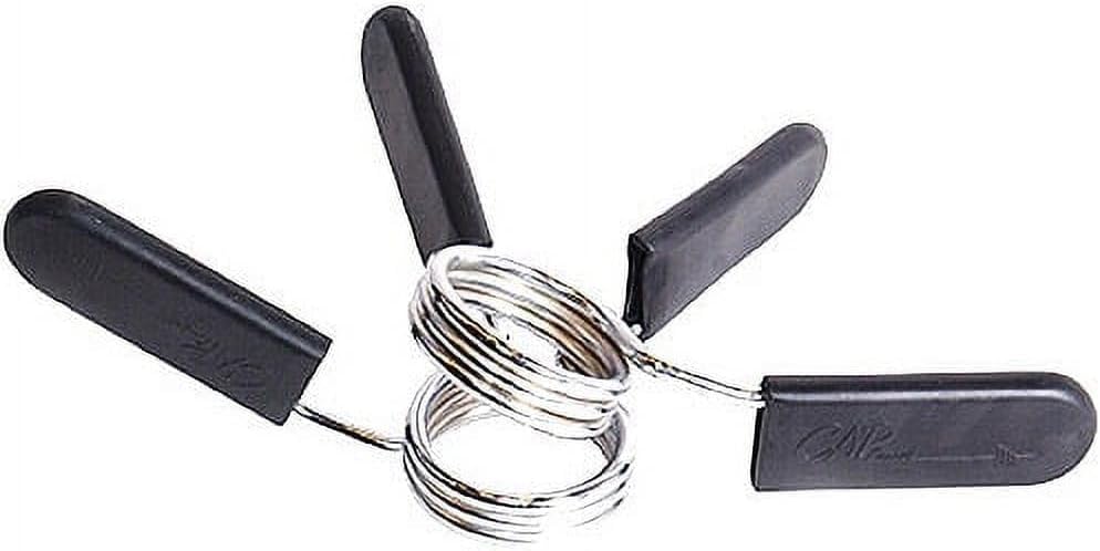 2Pcs Black 2 Inch Barbell Clamps, Stainless Steel Spring Collar Clips Weight Bar Clamps Dumbbell Barbell Handle Locking Clip for Weightlifting Strength Gym Fitness Training Accessories, Collars