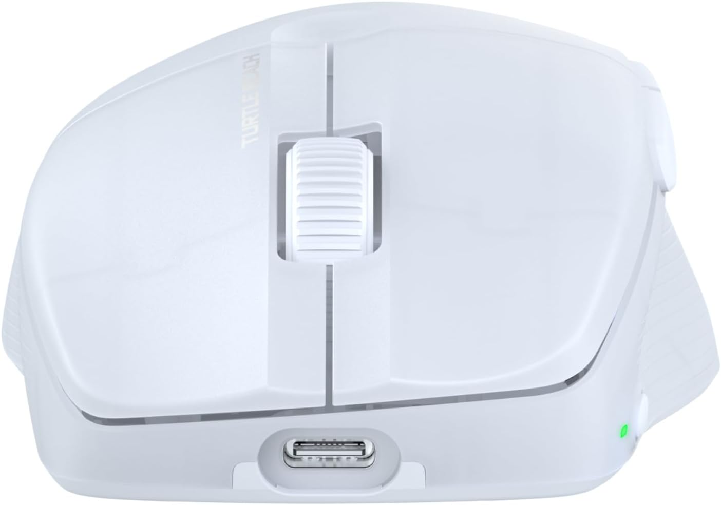Turtle Beach Pure Air - Ultra-Light Wireless Ergonomic RGB Gaming Mouse, 26K DPI Optical Sensor, 125 Hour Battery, Dual Wireless System, Titan Optical Switches, Bluetooth, RGB Illumination - White