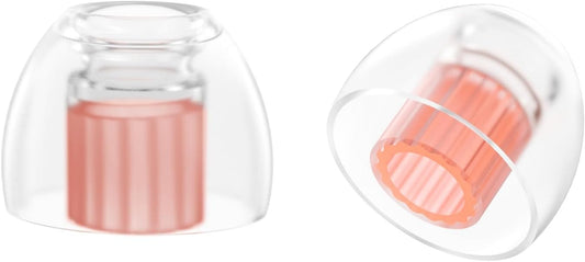 SpinFit W1 for IEM - S - Patented Medical-Grade Silicone Ear Tips, Double W-Shaped Tube Core, More Stability