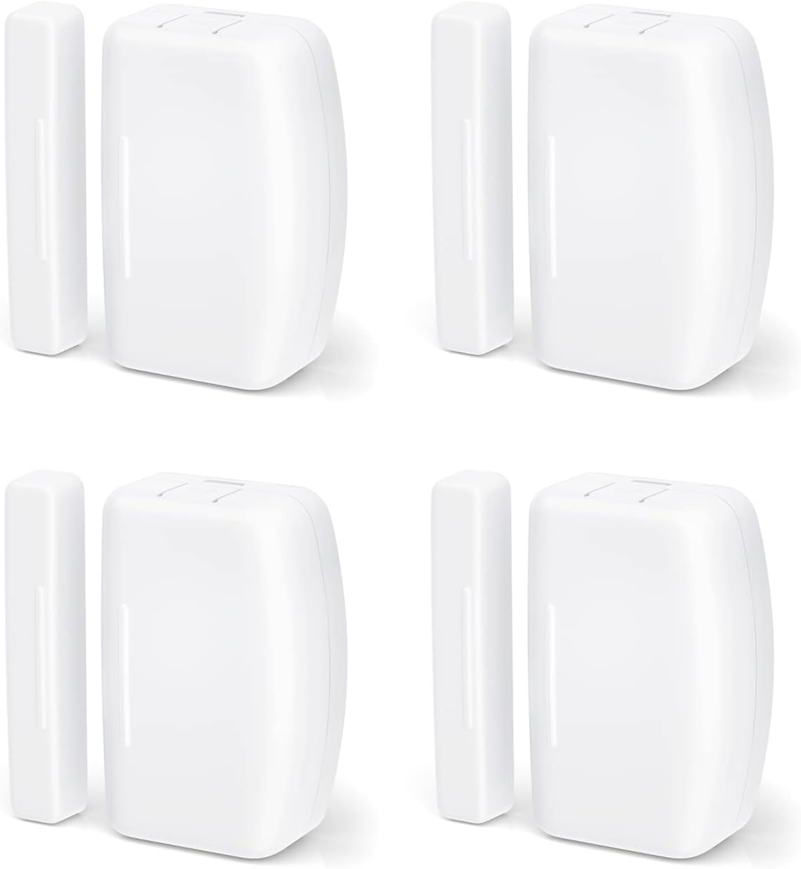 THIRDREALITY Zigbee Contact Sensor 4 Pack, Door and Window Monitor, Home Automation,Works with Home Assistant,SmartThings,Aeotec,Homey,Hubitat or Echo Devices with Build-in Zigbee Hub,hub Required