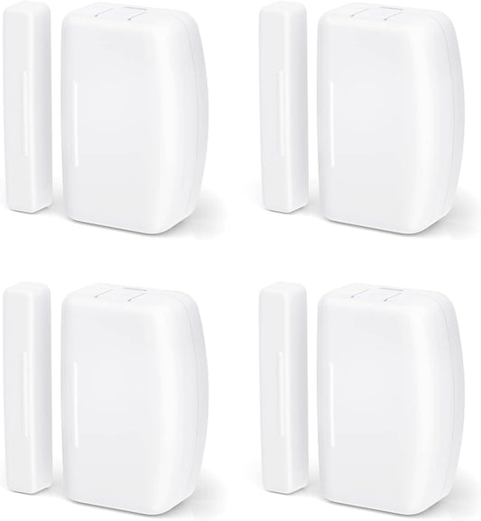 THIRDREALITY Zigbee Contact Sensor 4 Pack, Door and Window Monitor, Home Automation,Works with Home Assistant,SmartThings,Aeotec,Homey,Hubitat or Echo Devices with Build-in Zigbee Hub,hub Required