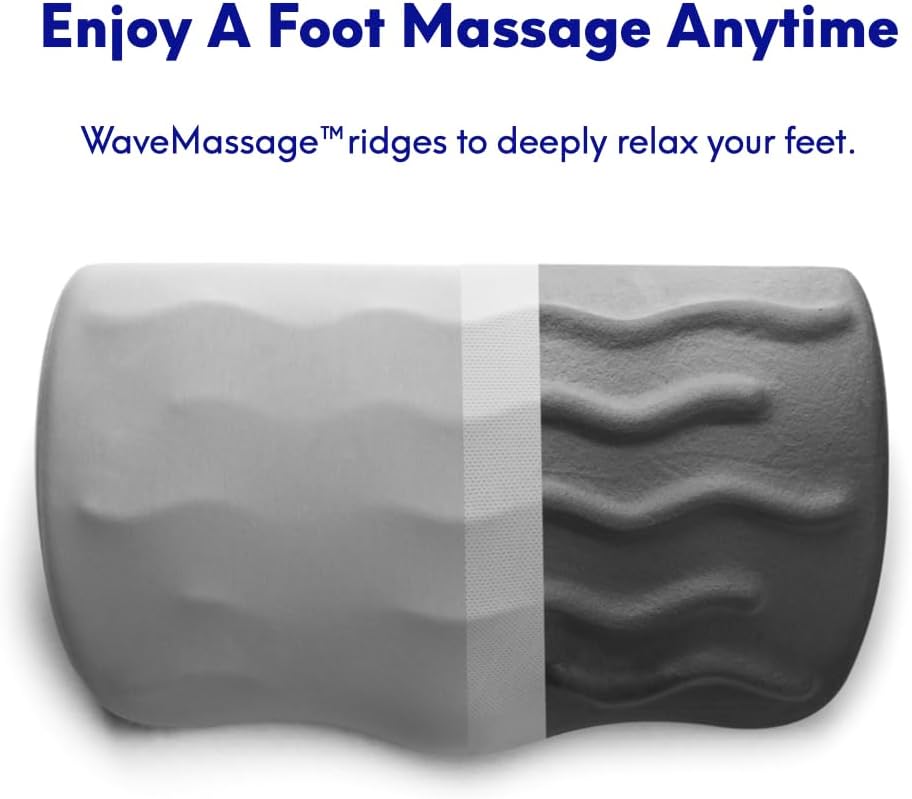 C CUSHION LAB Foot Rest for Under Desk at Work - Adjustable Memory Foam Foot Rest for Office Chair & Gaming Chair - Ergonomic Design for Back & Hip Pain Relief - Wellness Green