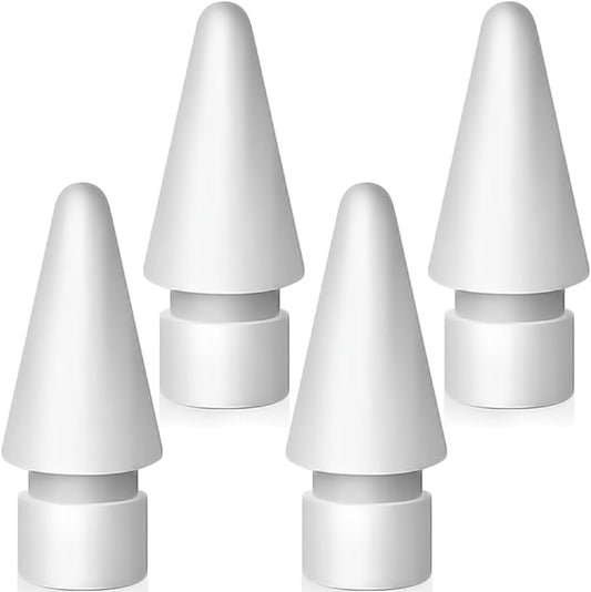 Replacement Tips for Apple Pencil 2nd Generation/ 1st Generation Tips, iPencil Nibs Accessories for iPad Pro Pencil 2/1 Gen(4 Pack)