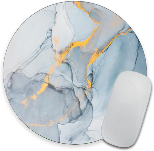 Modern Marbling Round Mouse pad Customized Mousepad Non-Slip Rubber Base Mouse Pads for Computers Laptop Office Desk Accessories Mouse pad