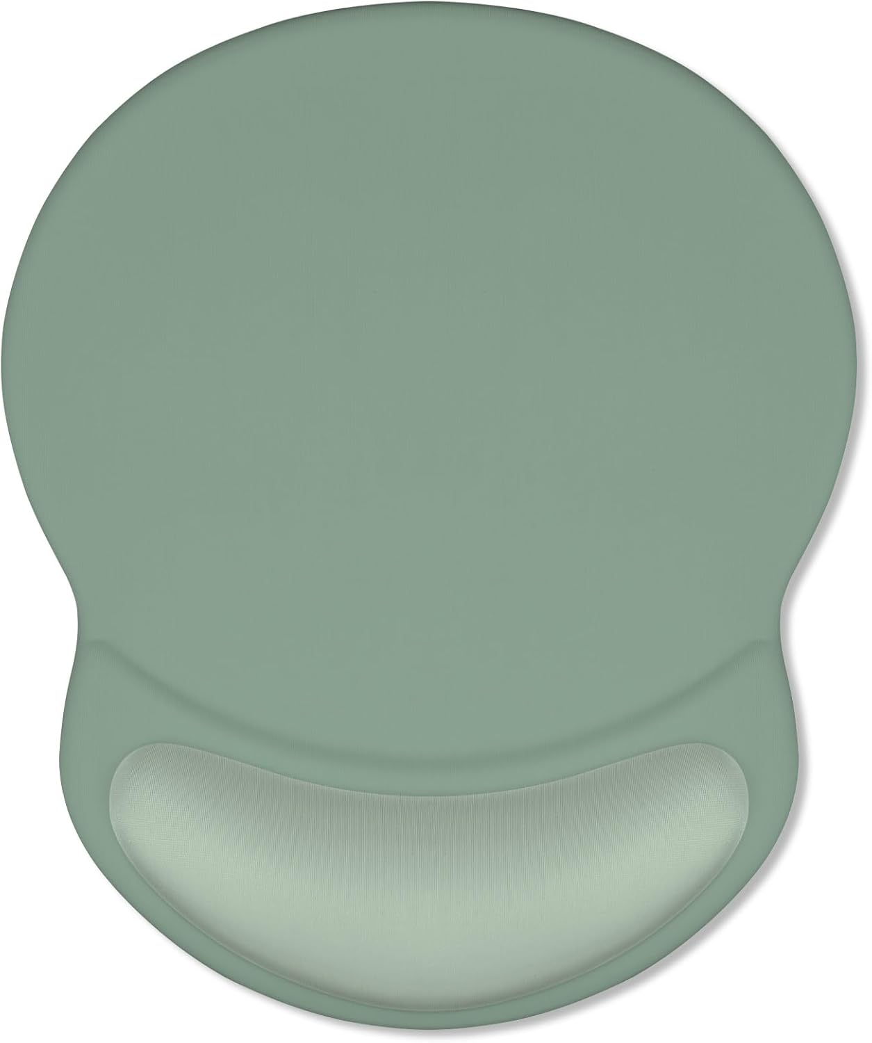 ITNRSIIET Ergonomic Mouse Pad with Comfort Gel Wrist Rest, Non-Slip PU Base, Smooth Textured Surface, Reduces Hand Fatigue & Wrist Pain, 8.7 x 7.2 Inch for Office Gaming Home, Sage Mint Gradient