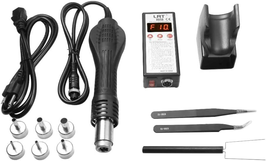 LRT 8858 Micro Hot Air Station SMD Rework Desoldering Digital Heat Gun