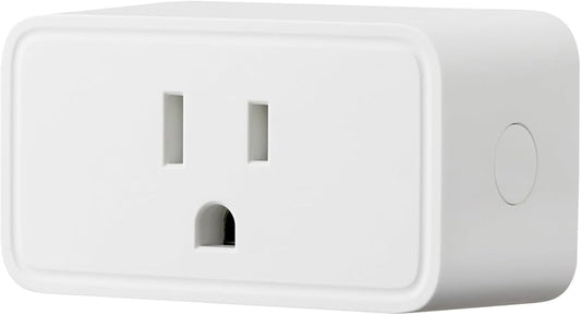 Amazon Basics Smart Plug, Works with Alexa Only, 2.4 GHz Wi-Fi, No Hub Required, 1 Pack, White