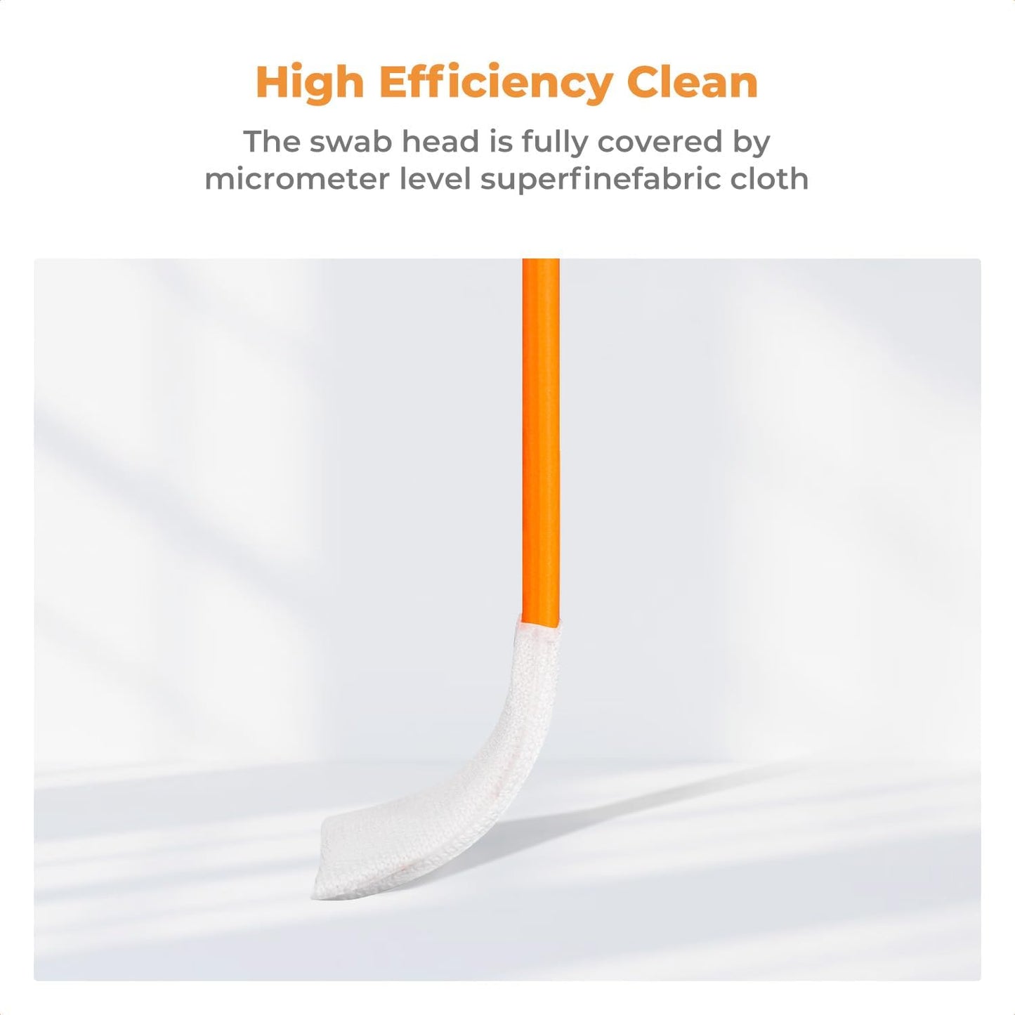 K&F Concept 14pcs Double Tipped 24mm APS Full Frame Sensor Cleaning Swab, DSLR or SLR Digital Camera Cleaning kit and Full Frame Sensor Cleaning Swab