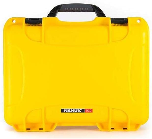 Nanuk 910 Waterproof Hard Case with Foam Insert - Yellow
